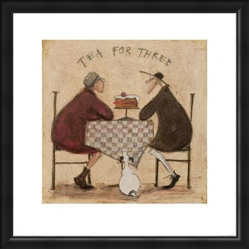 Framed Framed Tea for Three - Sam Toft