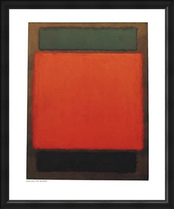 Framed Framed Orange and Brown - Mark Rothko