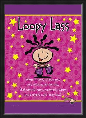 Framed Framed Loopy Lass - Bubblegum Character