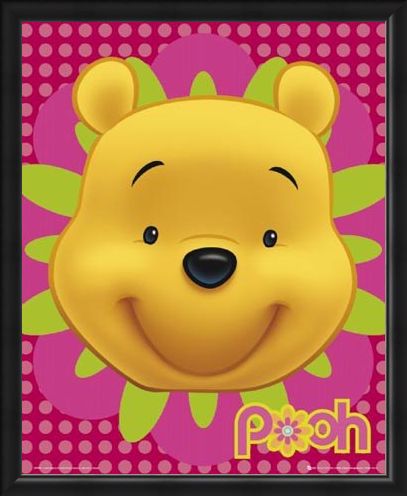 Framed Framed Happy Hunny Bear - Winnie the Pooh