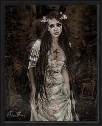 Framed Framed Anatheme The Vampire - Victoria Frances
