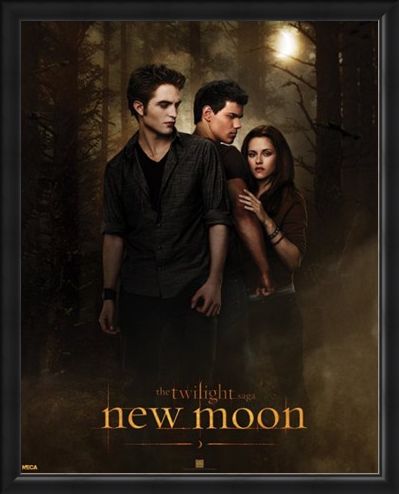 Framed Framed Bella with Edward and Jacob - Who will she choose in the Twilight Saga?