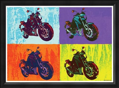 Framed Framed Sixties Chopper - Multicolour Motorcycles