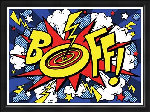 Framed Framed Boff! - A Pop Art Explosion