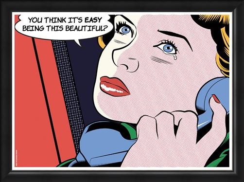 Framed Framed The Eternal Question - Pondering Pop Art