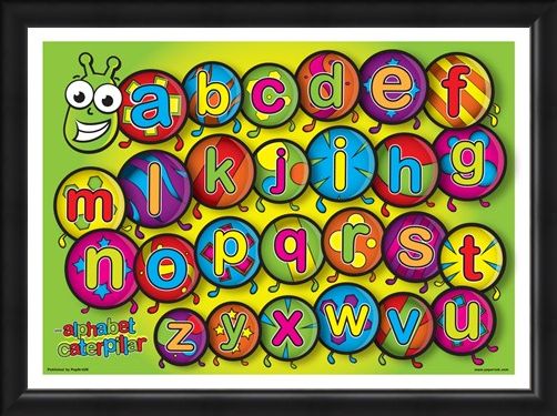 Framed Framed The Alphabet Caterpillar - Learn the Alphabet in Style