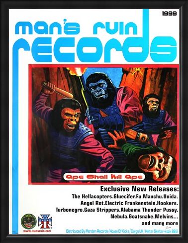 Framed Framed Ape Shall Kill Ape - Frank Kozik