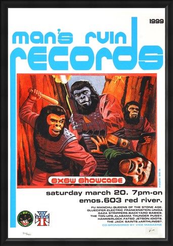 Framed Framed Man's Ruin Records SXSW Promo - Frank Kozik