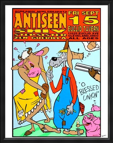 Framed Framed Screamin' Mimi Presents - Frank Kozik