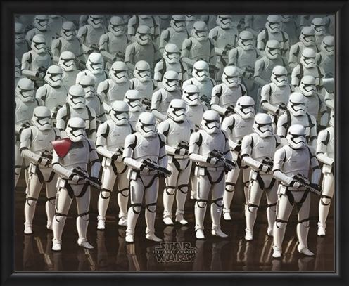 Framed Framed Stormtrooper Elite Army - Star Wars Episode VII