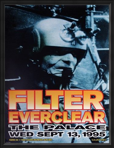 Framed Framed Filter supported by Everclear - Frank Kozik