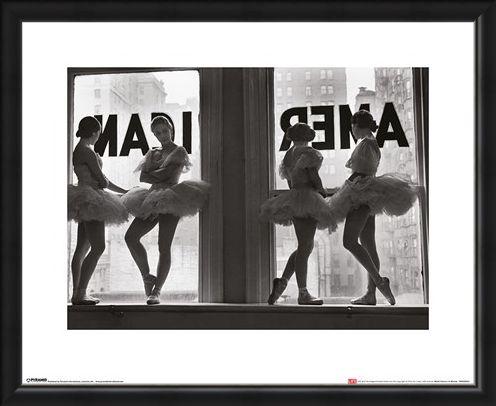 Framed Framed Ballet Dancers in Window - Time Life