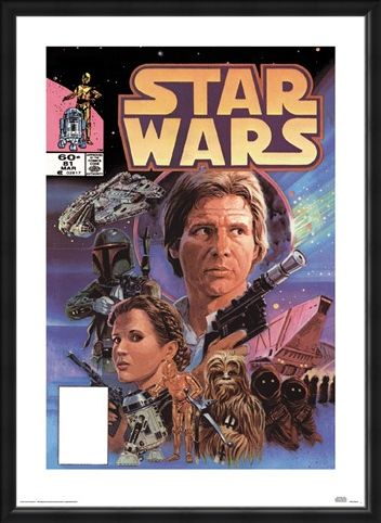 Framed Framed Captain Solo - Star Wars