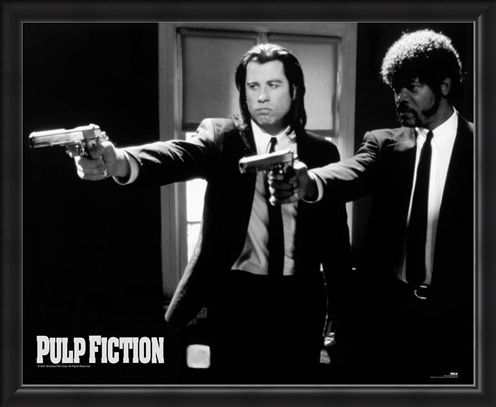 Framed Framed Vincent and Jules - Pulp Fiction
