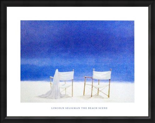 Framed Framed The Beach Scene - Lincoln Seligman