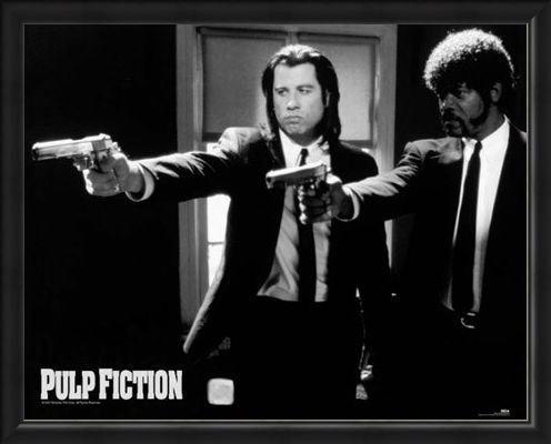 Framed Framed Vincent and Jules - Pulp Fiction