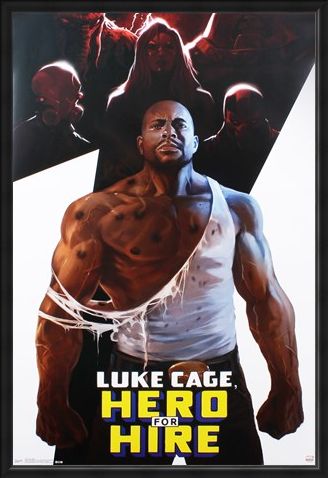 Framed Framed Hero For Hire - Luke Cage