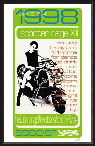Framed Framed Scooter Rage XII - Frank Kozik