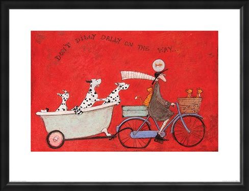 Framed Framed Don't Dilly Dally on the Way - Sam Toft
