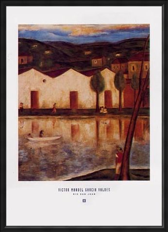 Framed Framed Rio San Juan - Victor Manuel Garcia Valdes