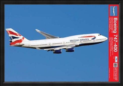 Framed Framed Boeing 747-400 - Jumbo Jet