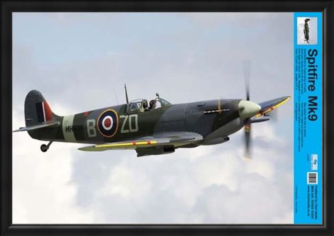 Framed Framed Spitfire - Learn The Ways of the Skies