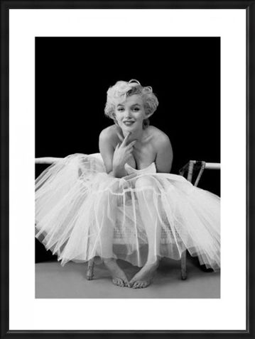 Framed Framed Marilyn Monroe; Ballerina - Milton H Greene