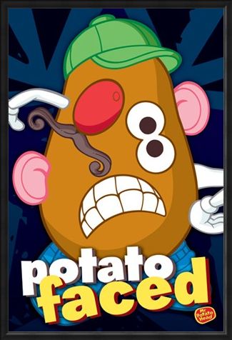 Framed Framed Potato Faced - Mr Potato Head