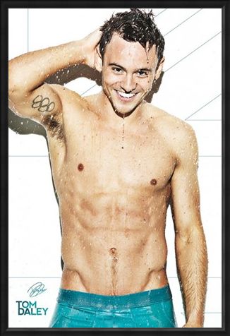 Framed Framed Tom Daley - Shower Time