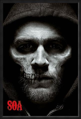 Framed Framed Jax Skull - Sons of Anarchy