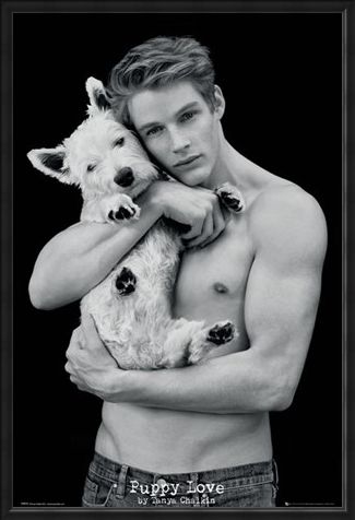 Framed Framed Puppy Love - Tanya Chalkin