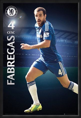 Framed Framed Cesc Fabregas - Chelsea Football Club