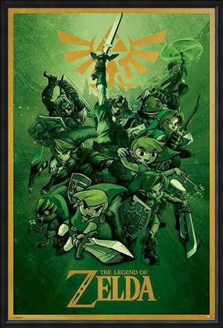 Framed Framed The Legend Of Zelda - Nintendo
