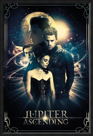 Framed Framed Jupiter Ascending - Mila Kunis and Channing Tatum