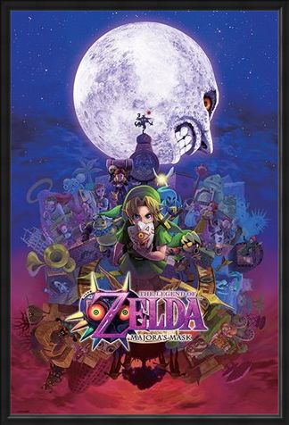 Framed Framed Majora's Mask - The Legend of Zelda