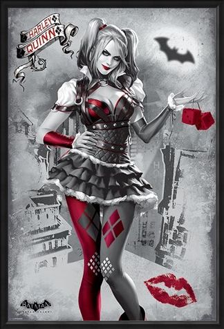 Framed Framed Harley Quinn - Batman Arkham Knight