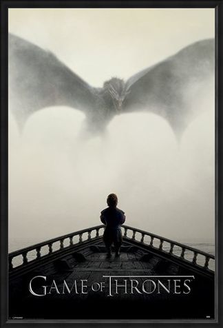 Framed Framed A Lion & A Dragon - Game of Thrones