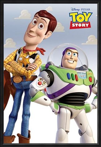 Framed Framed Woody & Buzz - Toy Story