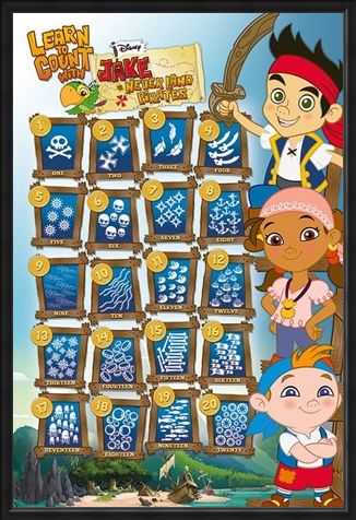 Framed Framed Learn To Count - James & The Neverland Pirates