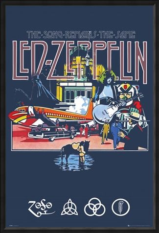Framed Framed The Song Remains The Same - Led Zeppelin