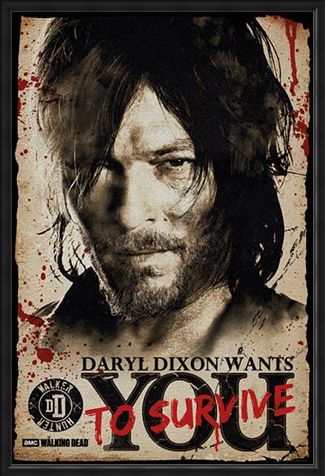 Framed Framed Daryl Needs You - The Walking Dead