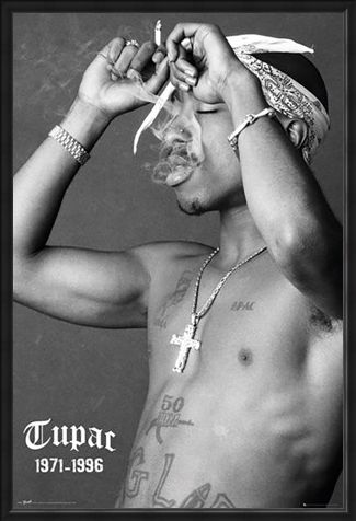 Framed Framed Music, Morals and Cigarettes - Tupac