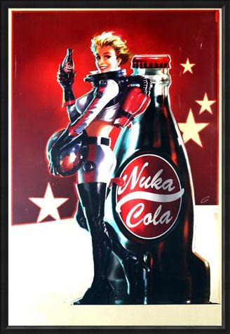 Framed Framed Blonde Bombshell - Fallout 4