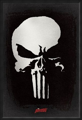 Framed Framed The Punisher Logo - Daredevil TV Series