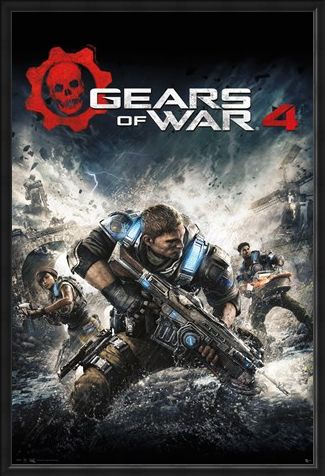 Framed Framed Game Cover - Gears Of War 4