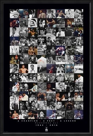 Framed Framed A Commemorative Montage - Muhammad Ali