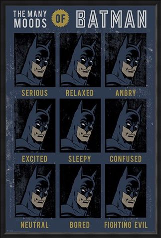 Framed Framed The Many Moods Of Batman - DC Originals