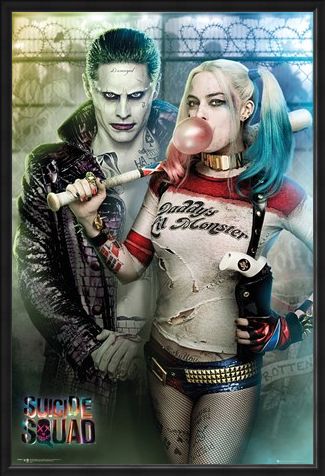 Framed Framed Joker And Harley Quinn - Suicide Squad
