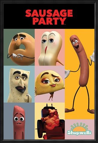 Framed Framed Get Your Fill - Sausage Party Characters