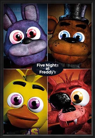 Framed Framed The Fazbear Gang - Five Nights At Freddy's